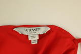 LK Bennett Red Flowy Floral Maxi Dress Size 8