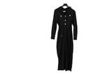 LK Bennett Black Shirt-Waist Long Jumpsuit