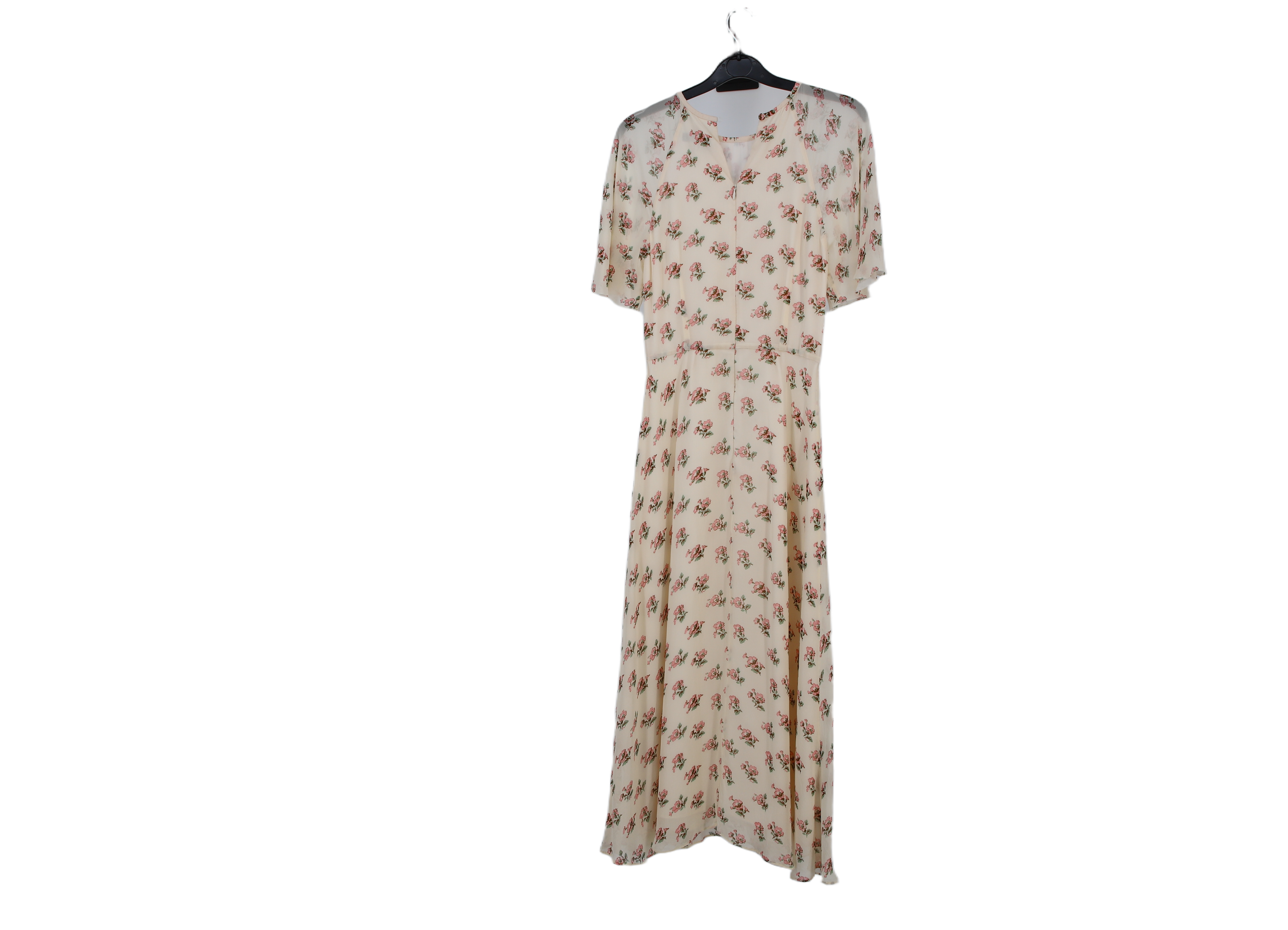 LK Bennett Beige Blouson Maxi Dress