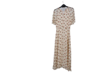 LK Bennett Beige Blouson Maxi Dress