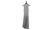 LK Bennett Grey Pleated Maxi Dress Size L