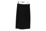 LK Bennett Black Belted Tailored Maxi Skirt Size 10