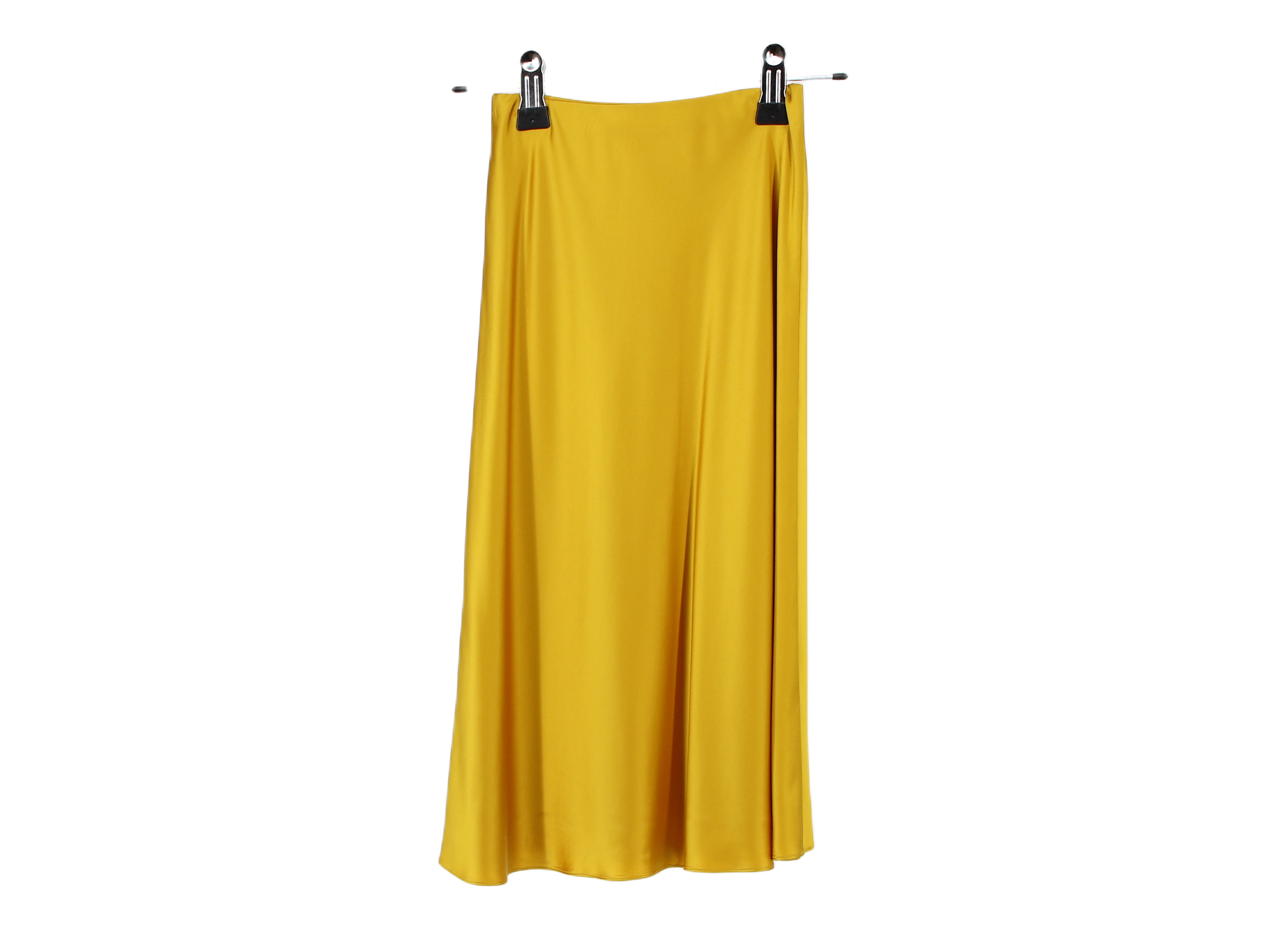LK Bennett Yellow Bias Maxi Skirt