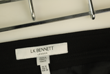 LK Bennett Black Pleated Knee-Length Skirt
