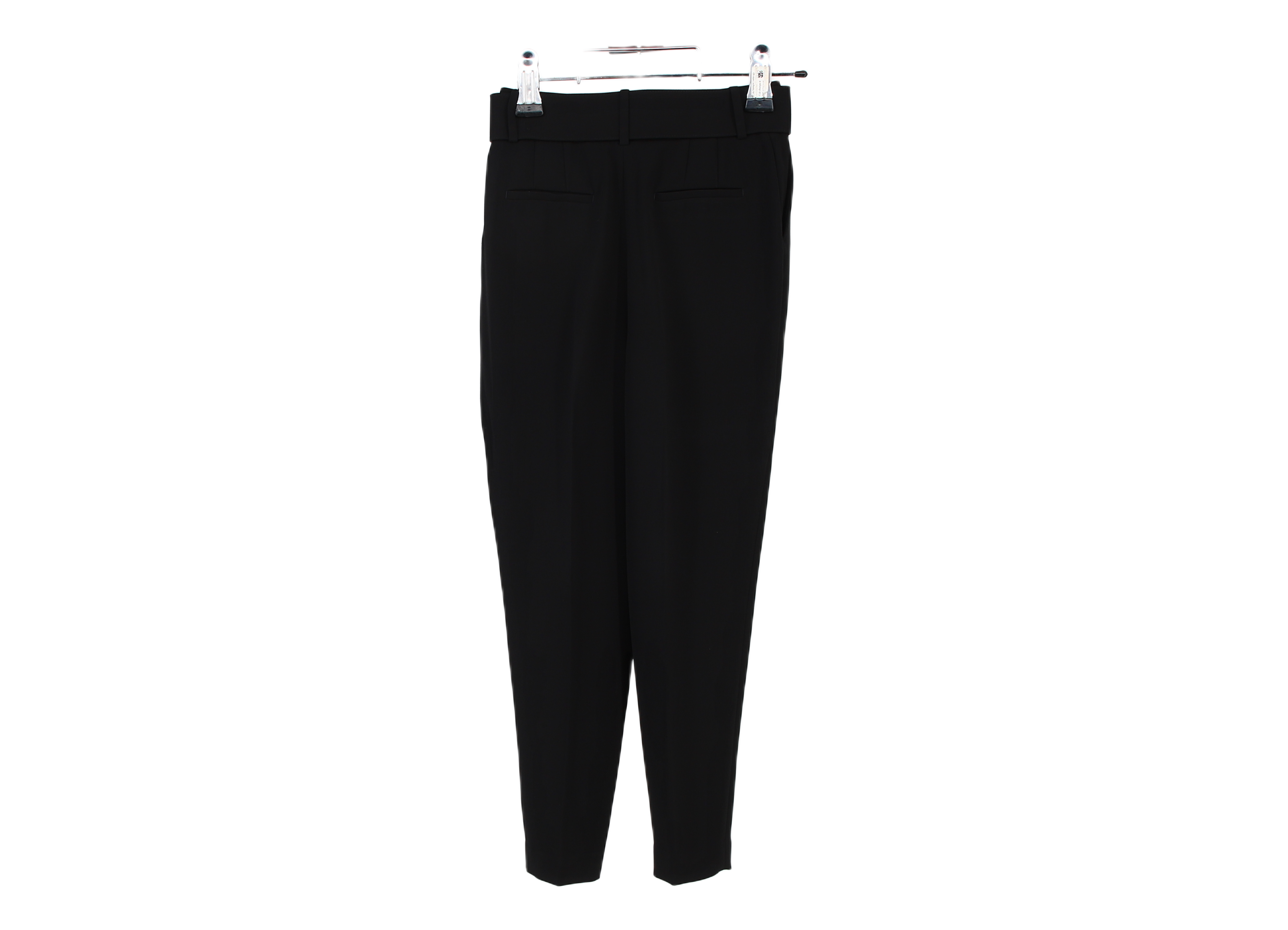 LK Bennett Black High-Waist Tailored Trousers