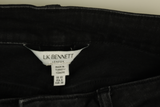 LK Bennett Black High-Rise Straight Jeans