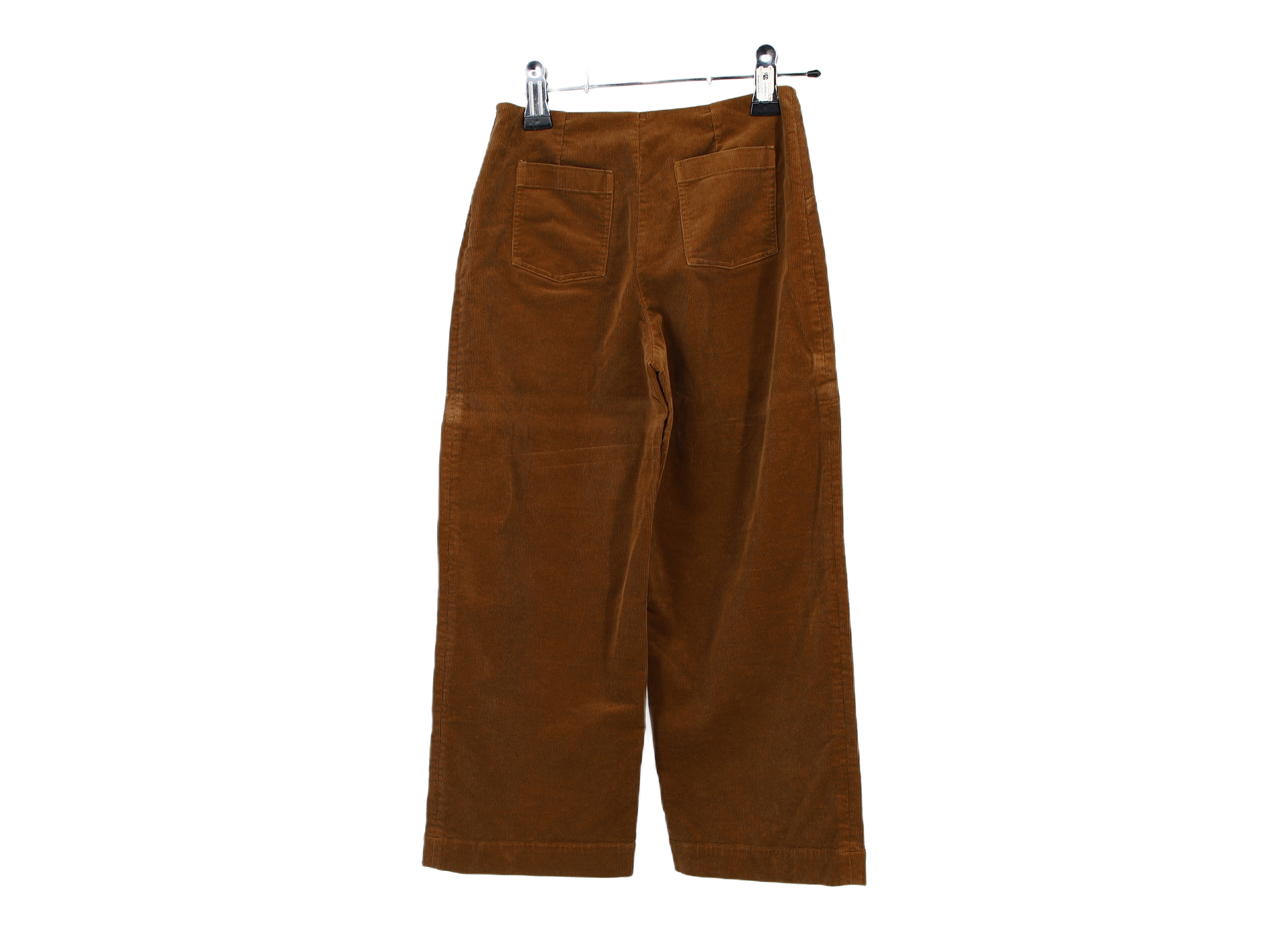 LK Bennett Brown High-Rise Wide-Leg Trousers