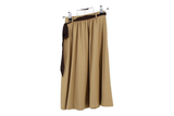 LK Bennett Beige Pleated Maxi Skirt