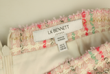 LK Bennett Pink Tweed Pencil Skirt Size 12