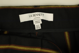 LK Bennett Black Tailored Striped Trousers