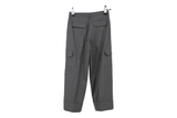 LK Bennett Grey Pinstripe Cargo Trousers