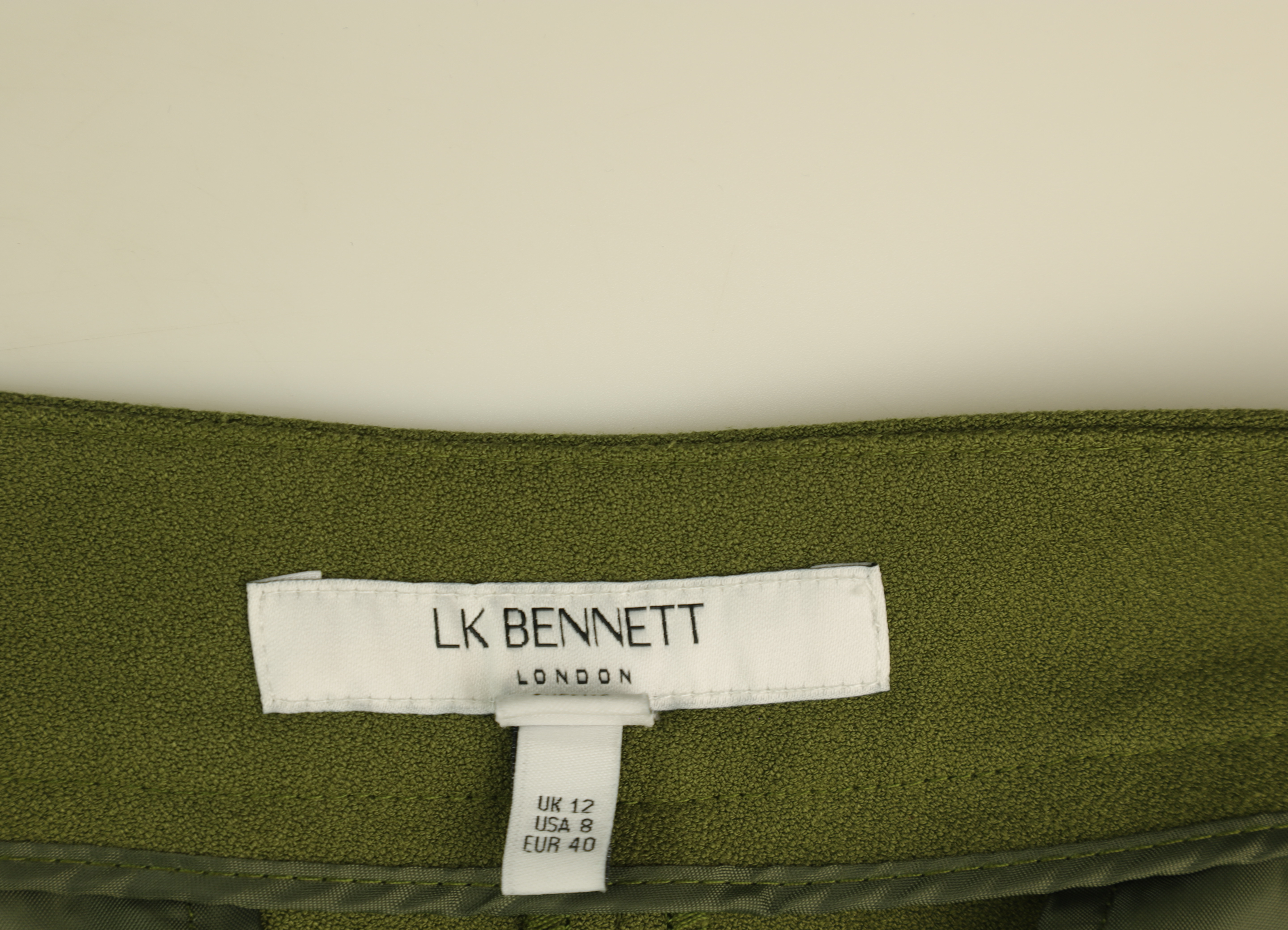 LK Bennett Green Tailored Trousers