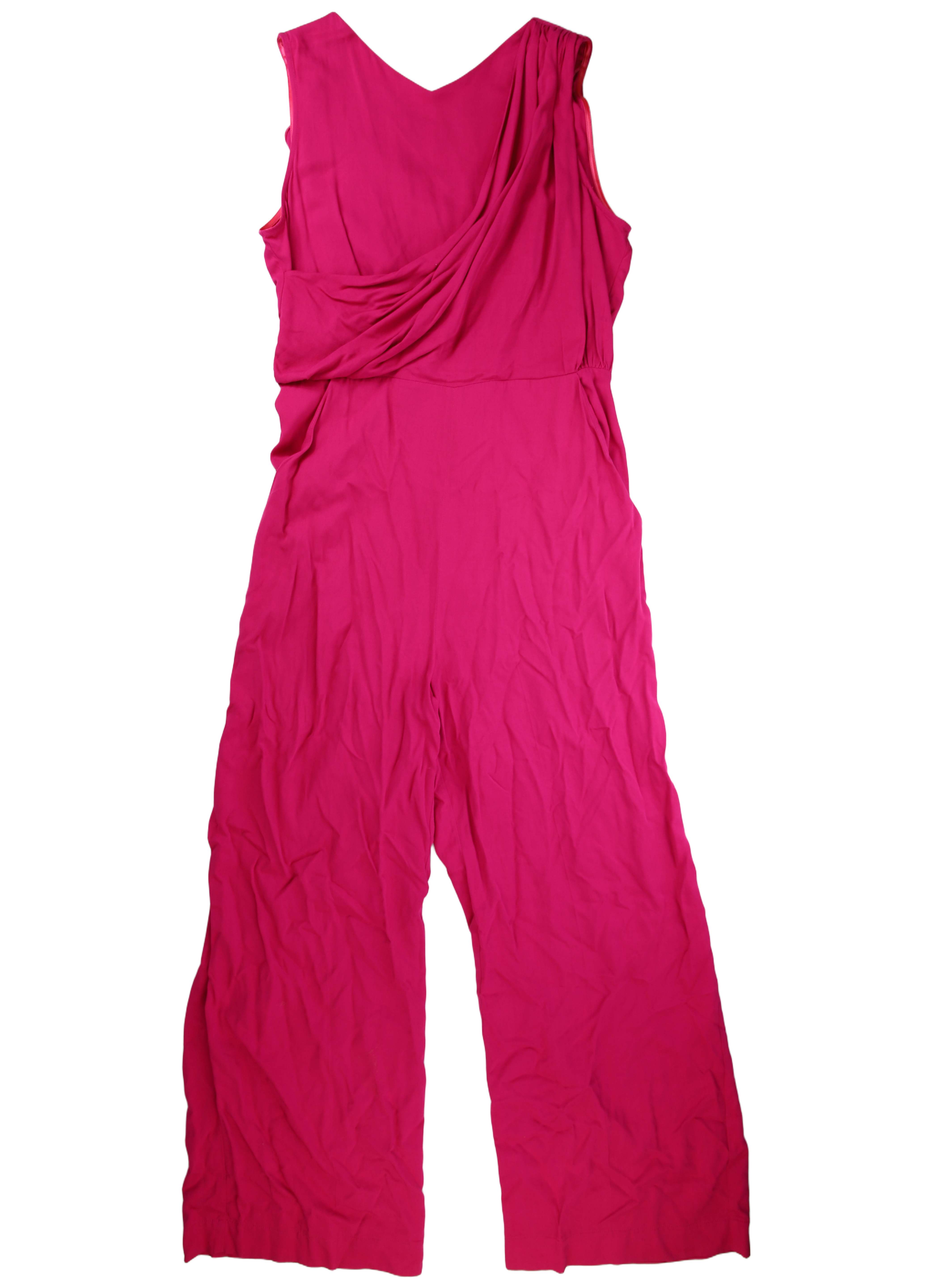 Closet London Jumpsuit Gathered Shoulder Pink Size 16