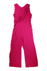 Closet London Jumpsuit Gathered Shoulder Pink Size 16