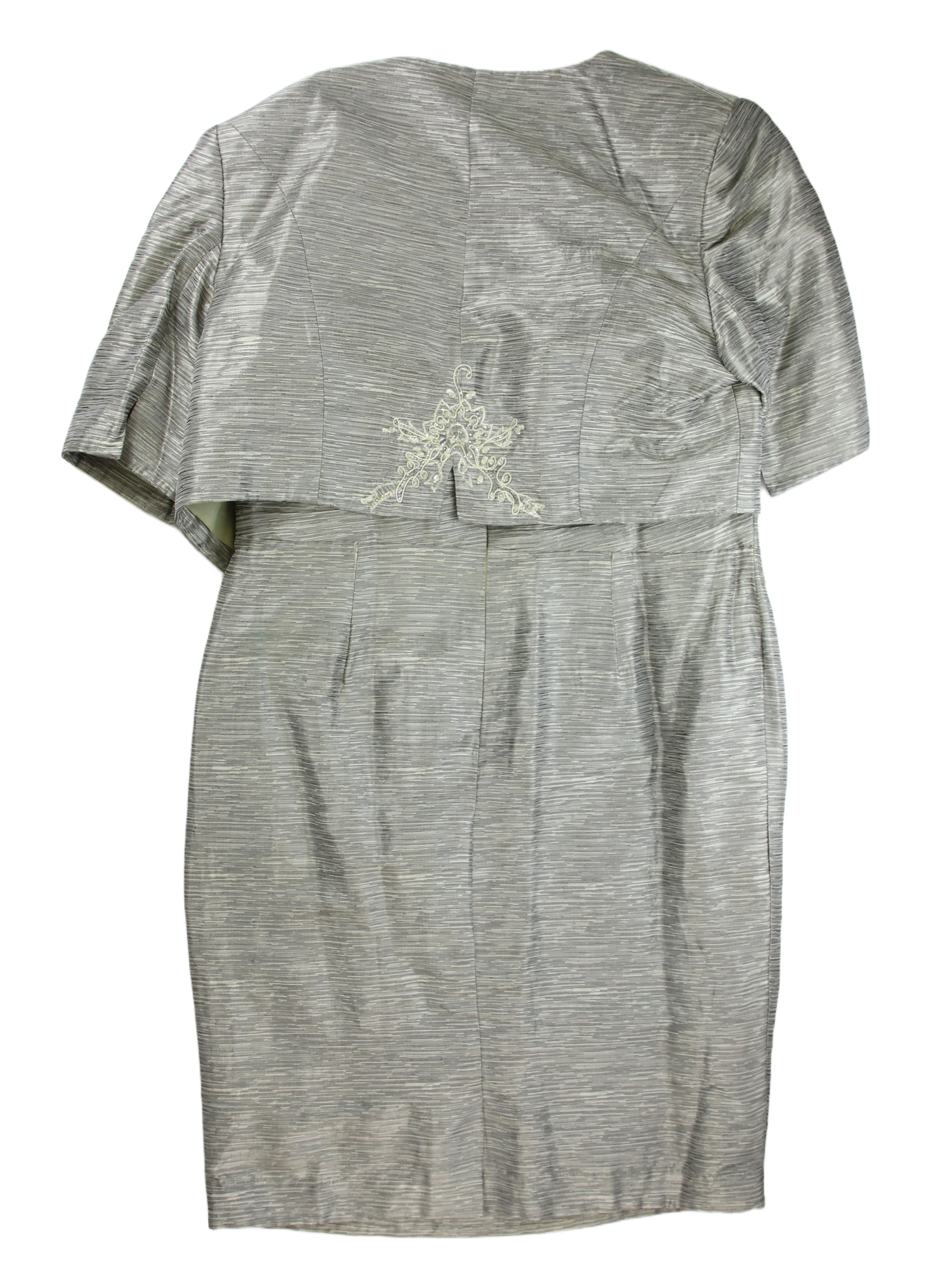 John Charles Midi Dress Sheath Grey Size 20