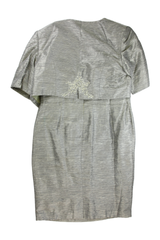 John Charles Midi Dress Sheath Grey Size 20