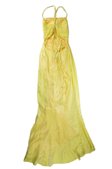 Alyce Designs Maxi Dress Mermaid Yellow Size 6