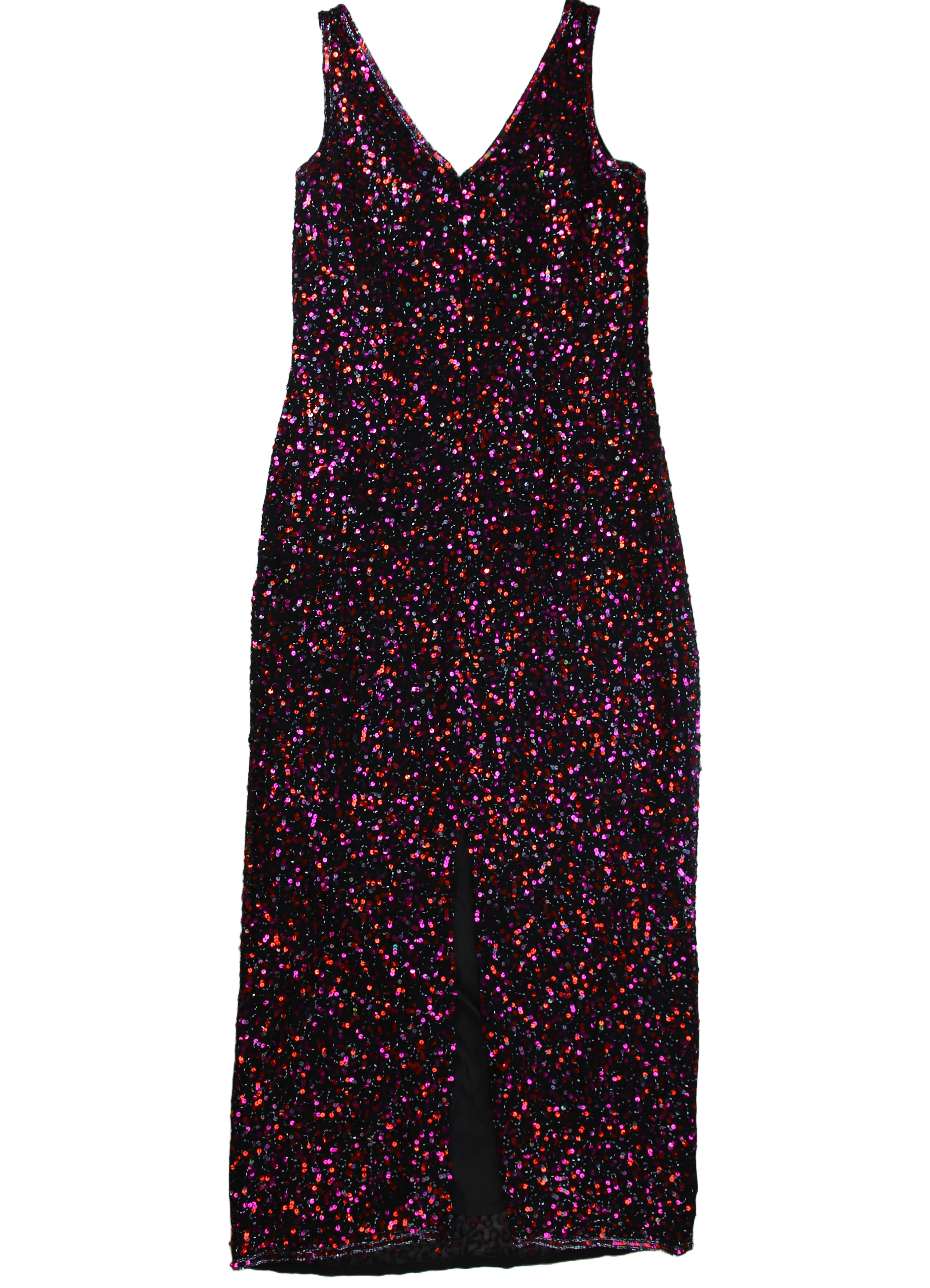 Apart Maxi Dress Sequin Black Size 16