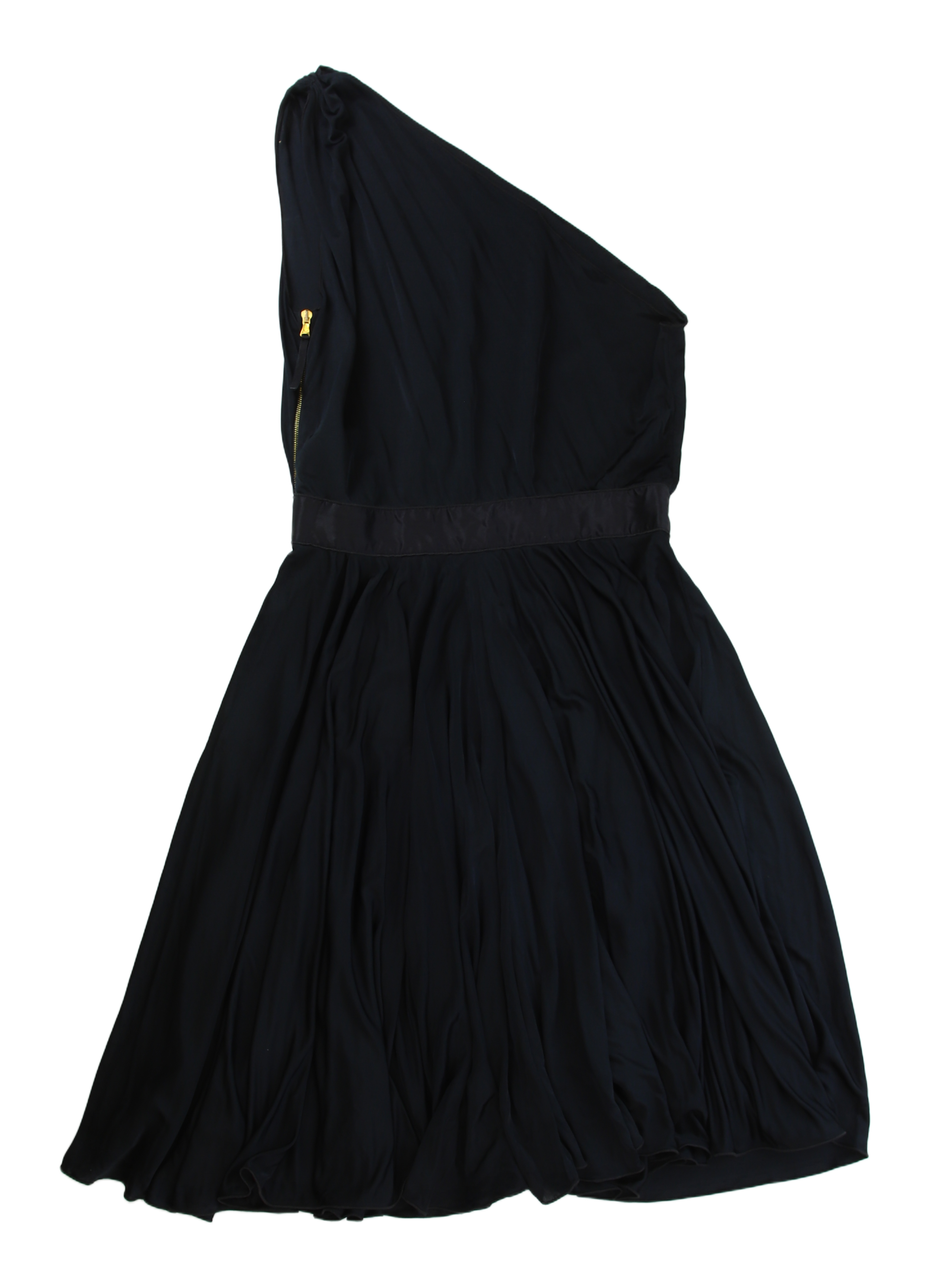 D&G Midi Dress Draped Black Size 12