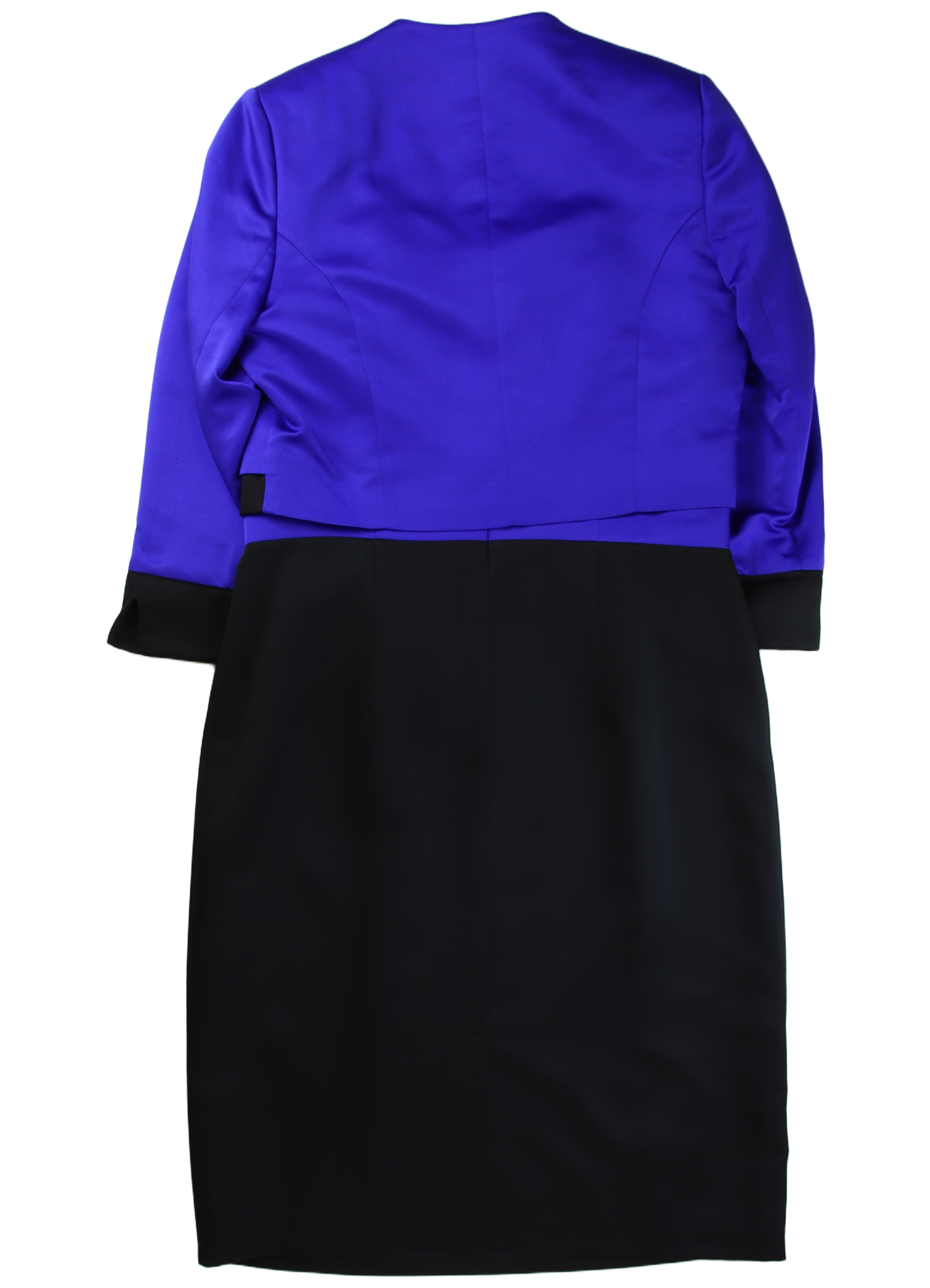 Ella Boo Midi Dress Tailored Sheath Purple Size 14