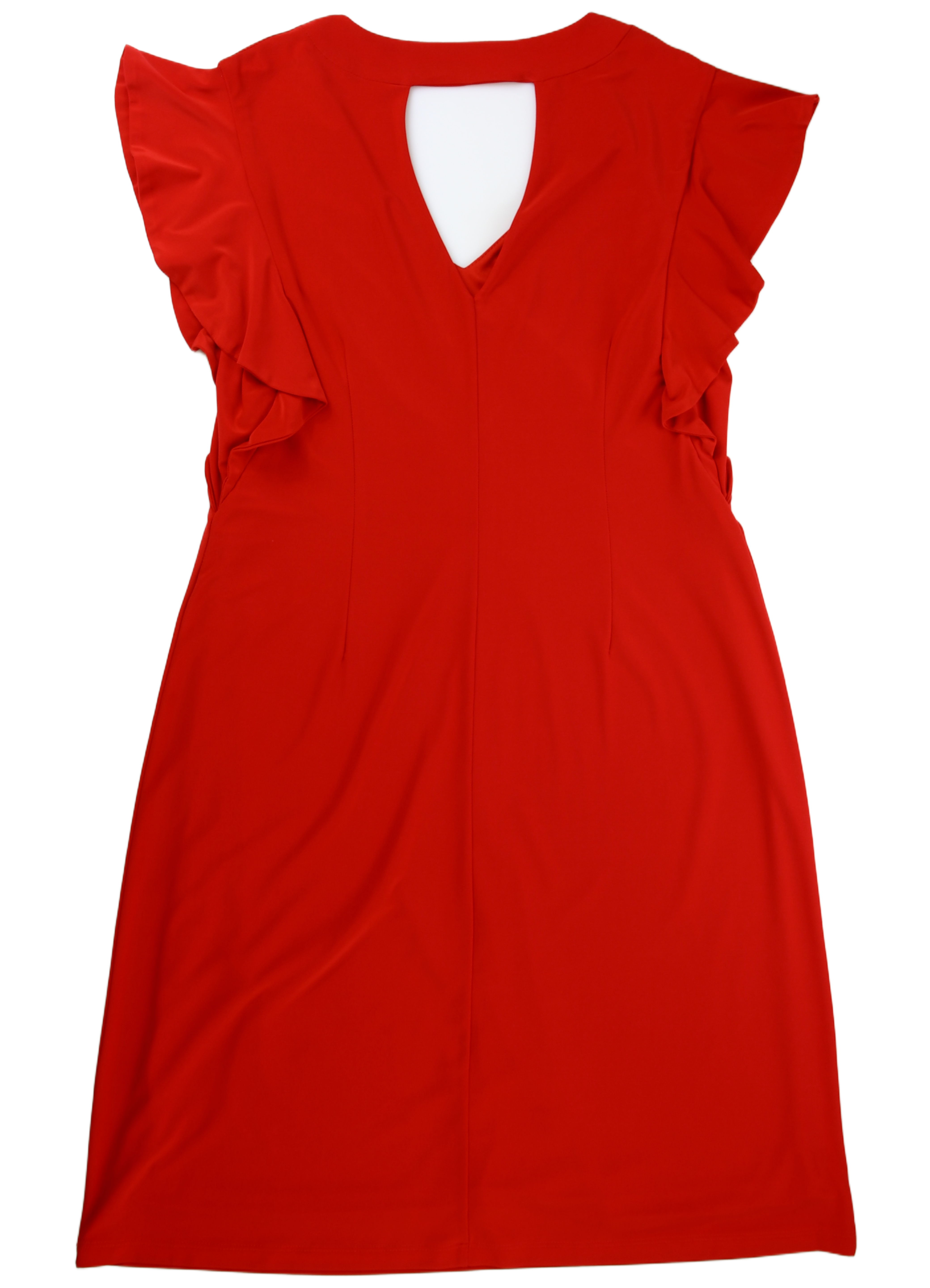 Frank Lyman Mini Dress Shift Red Size 14