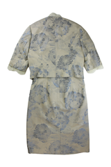 John Charles Midi Dress Sheath Beige Size 16