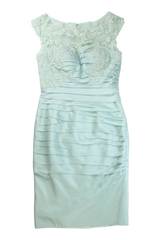 Mascara Midi Dress Sheath Green Size 8