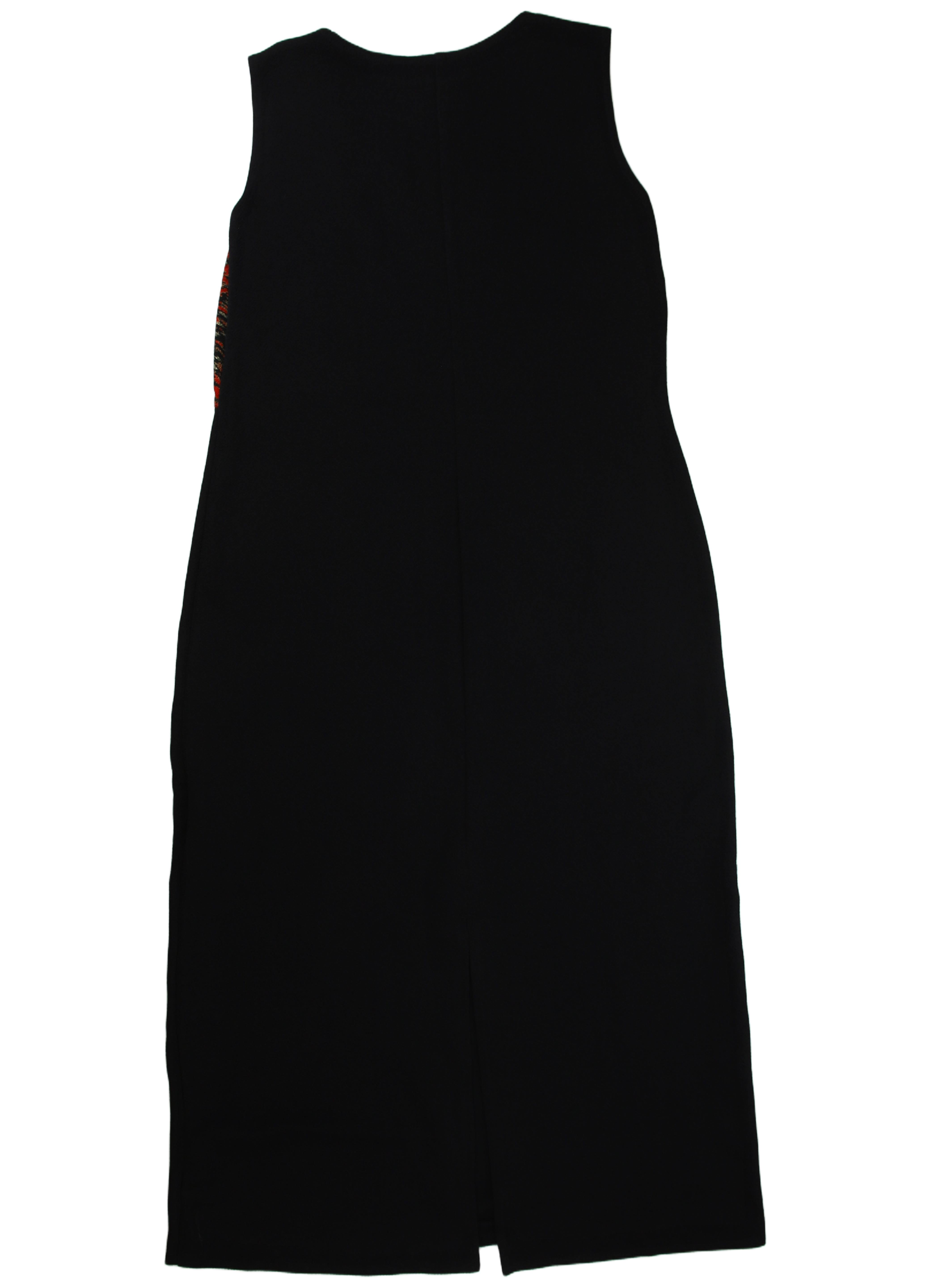 R&K Originals Midi Dress Shift Black Size 8 Petite