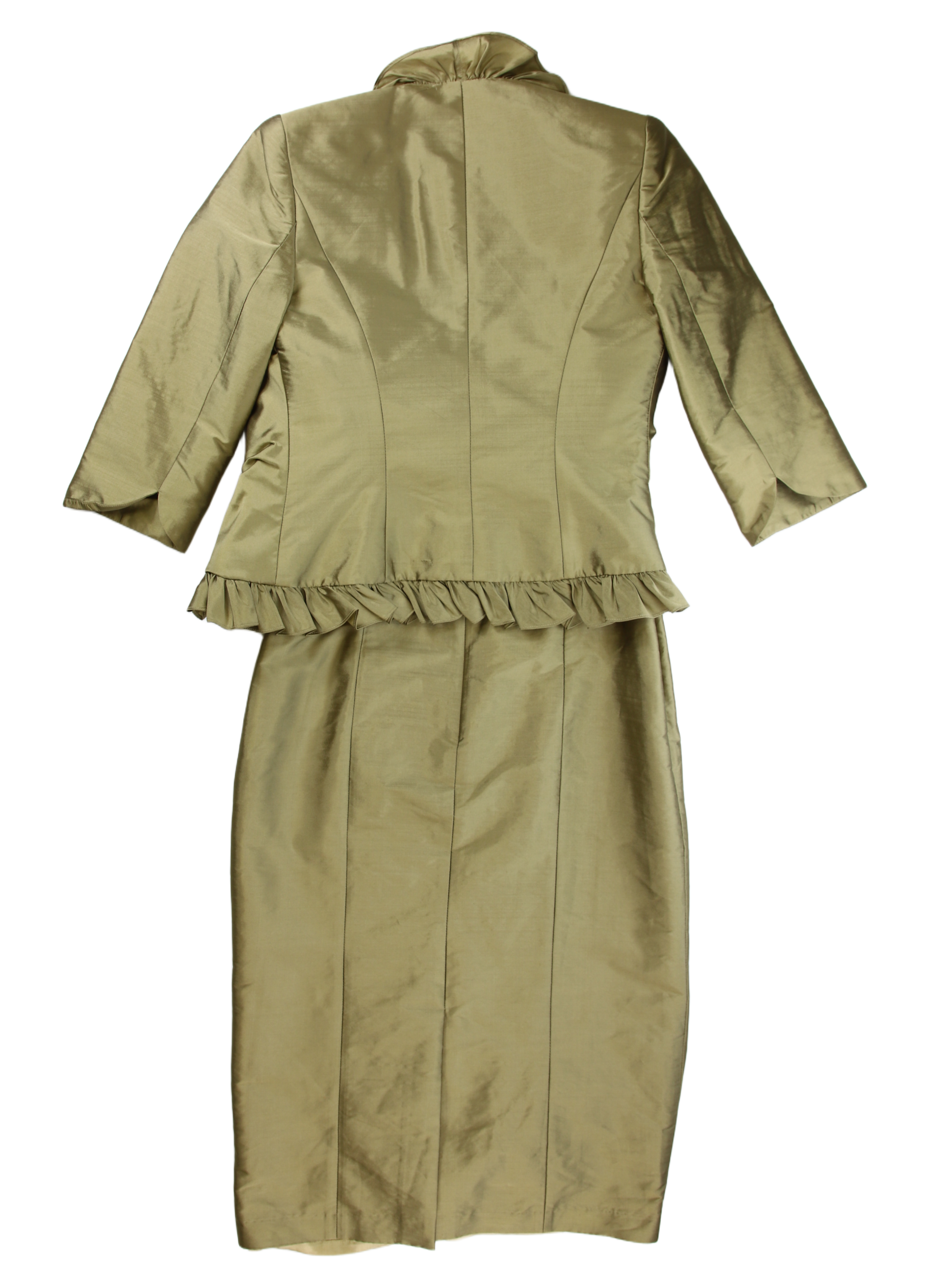 VM Collection Midi Dress Sheath Green Size 8