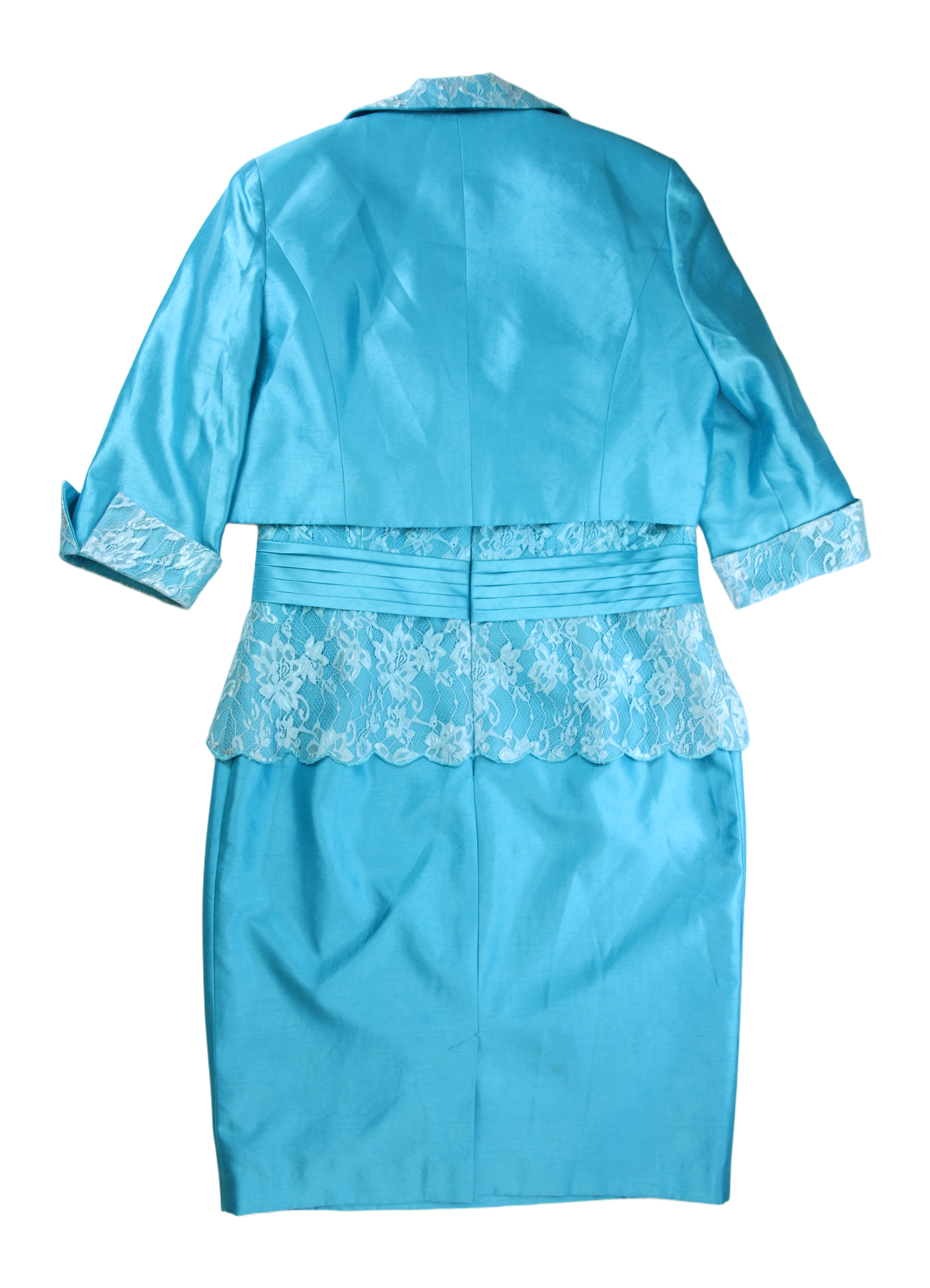Zeila Collection Dress Peplum Blue UK size 20