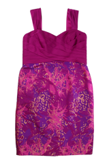 John Charles Midi Dress Sheath Pink Size 18
