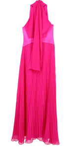 Coast Maxi Dress Pleated Pink Size 12
