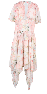 Corset Story Midi Dress Pink Size 16
