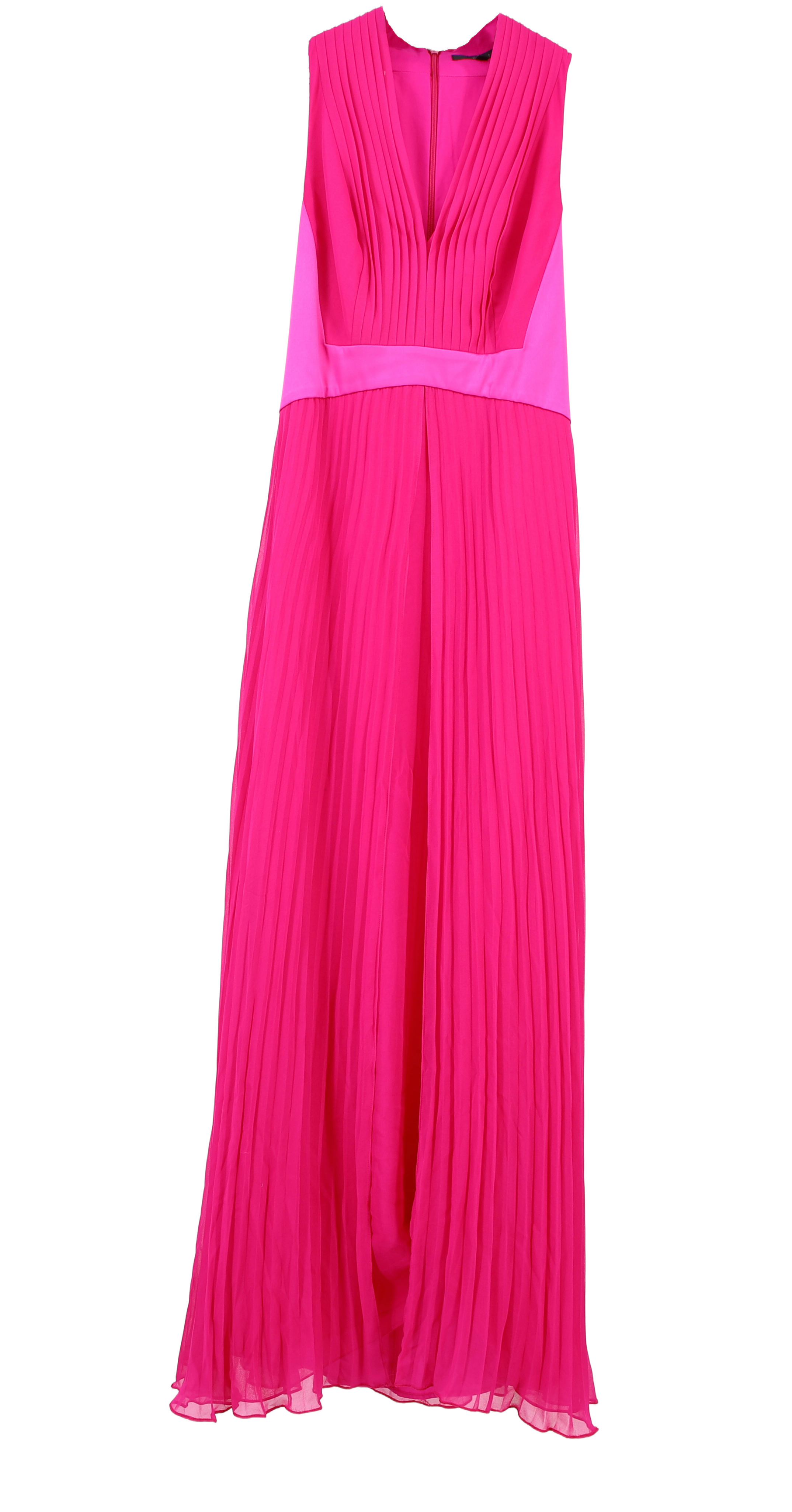 Coast Maxi Dress Pleated Pink Size 12
