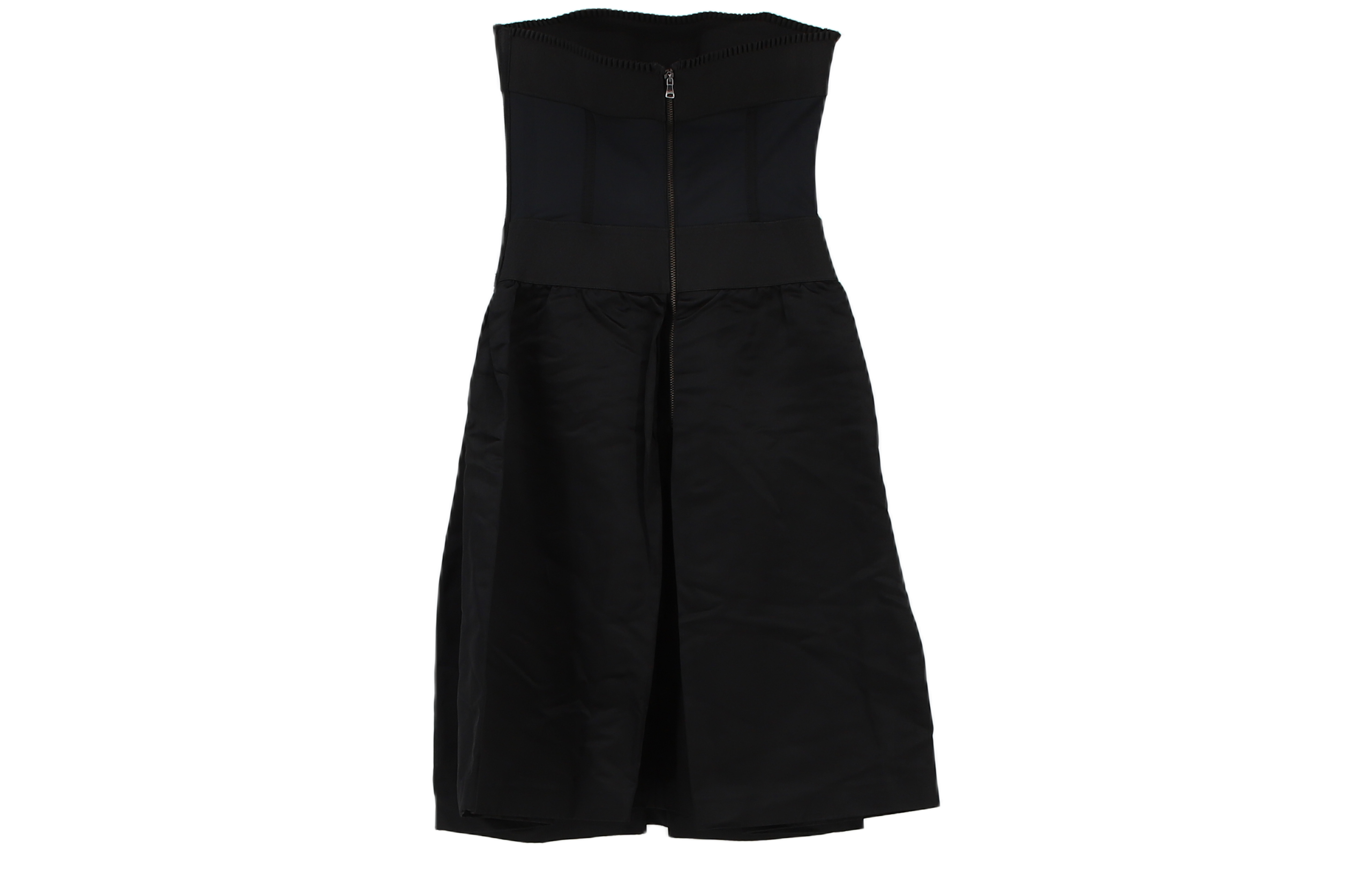 D&G Midi Dress Strapless Black Size 6