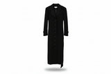 Jaeger Coat Longline Duster Black Size 10