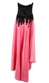 Jovani Maxi Dress Beaded Pink Size 4