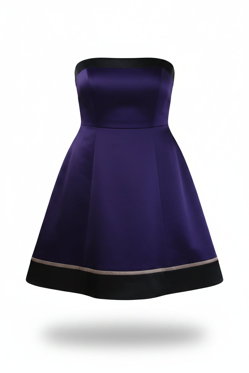 zero Mini Dress A-Line Purple Size 10
