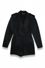 Lavish Alice Playsuit Tailored Black Size 10