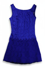 Karen Millen Mini Dress Fit-And-Flare Blue Size 10