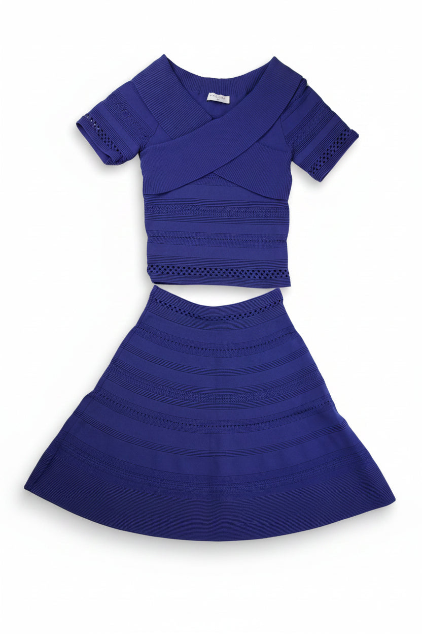 Sandro Outfit Sets Flared Blue Size S