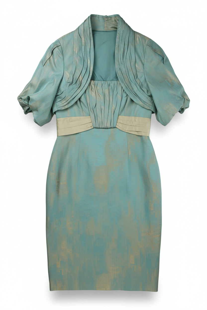 Mireia Mini Dress Tailored Green Size 10