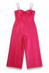 Warehouse Jumpsuit Bustier Pink Size 14