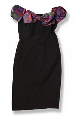 Special Focus Midi Dress Pencil Black Size 12