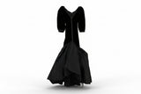Bruce Oldfield Maxi Dress Mermaid Black Size 12