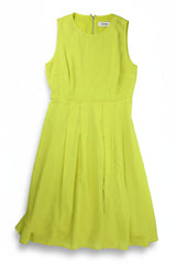 Cefinn Mini Dress Fit-and-Flare Yellow Size 14