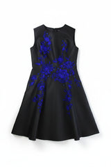 Karen Millen Mini Dress Fit-And-Flare Black Size 12