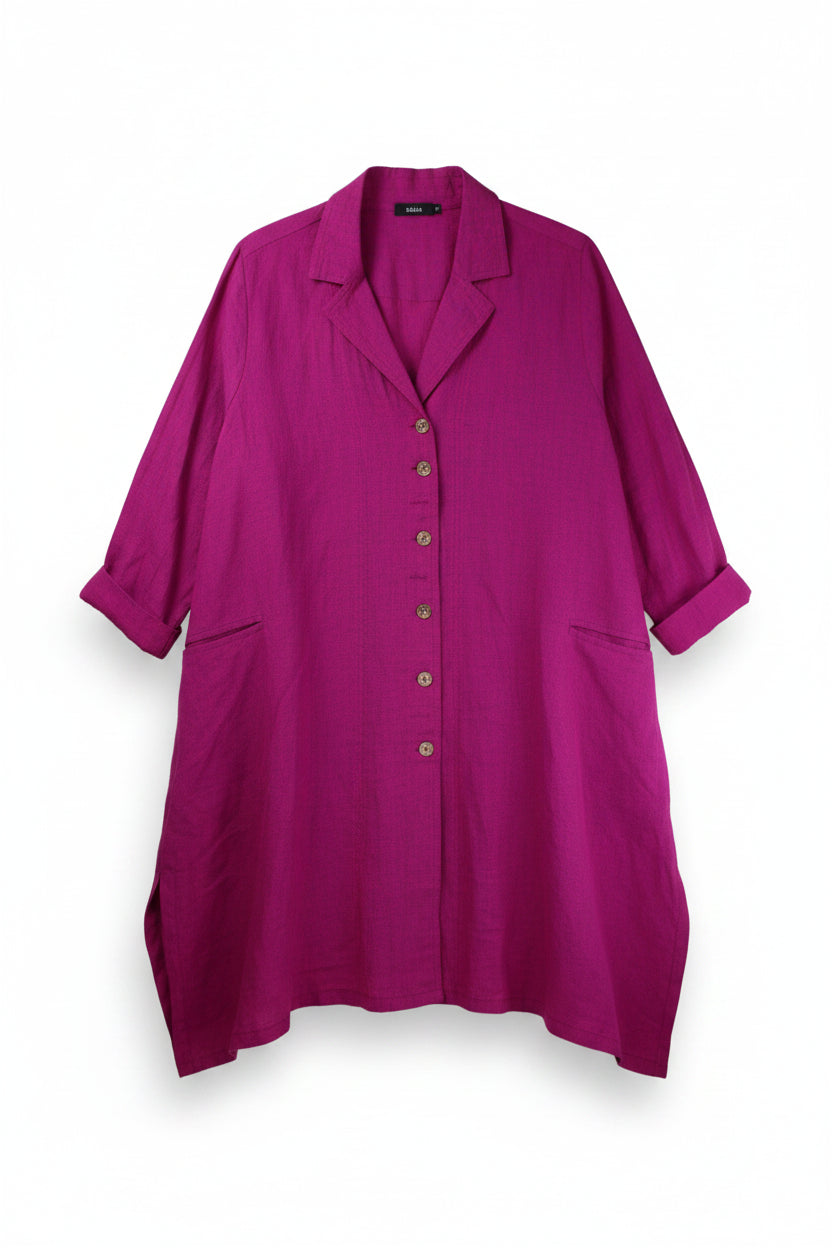 Ralston Blouse Relaxed Boxy Pink Size S
