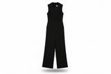 Calvin Klein Wide-Leg Tailored Jumpsuit Black Size 10
