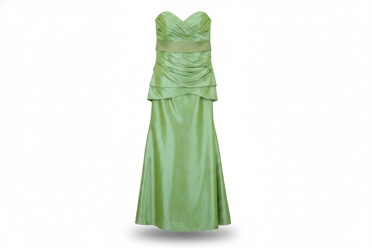 Daisy Drew Maxi Dress Draped Green Size 12-14